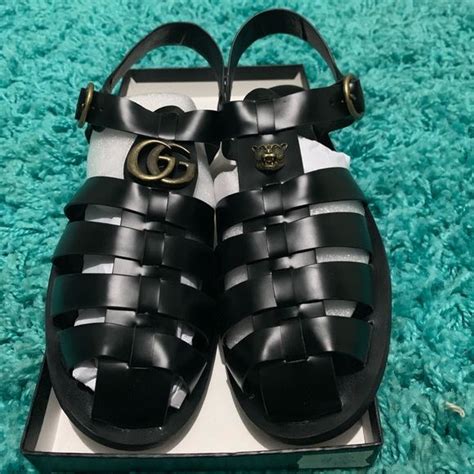 gucci sandals.|Gucci unisex sandals.